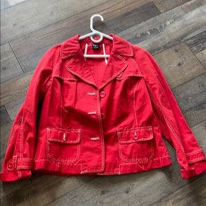 Women’s Red Tribal Jacket-Size 8
